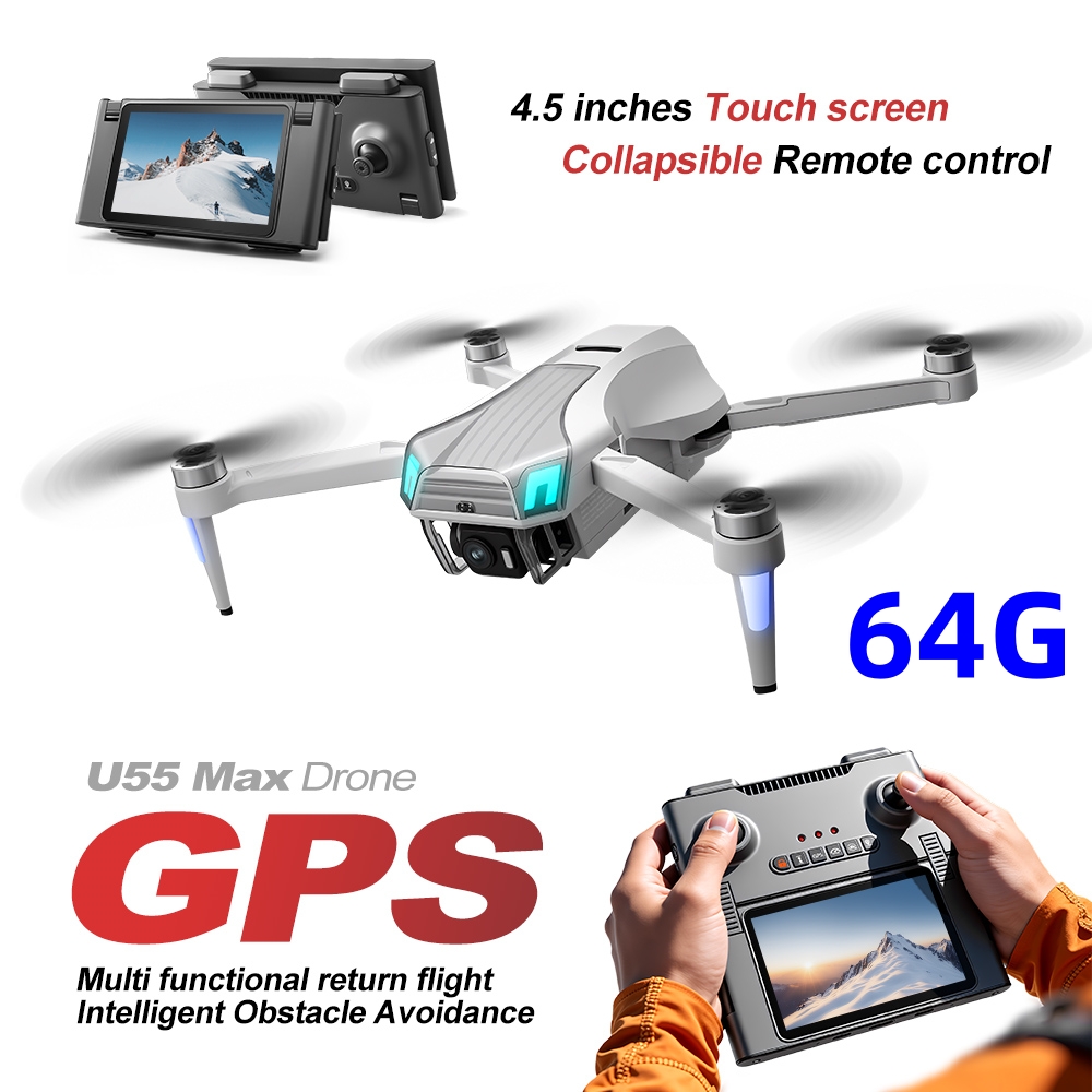 NCZOBOE U55  GPS Drone with Sc - огляд і ціна Drone Gimbal 2 Axis