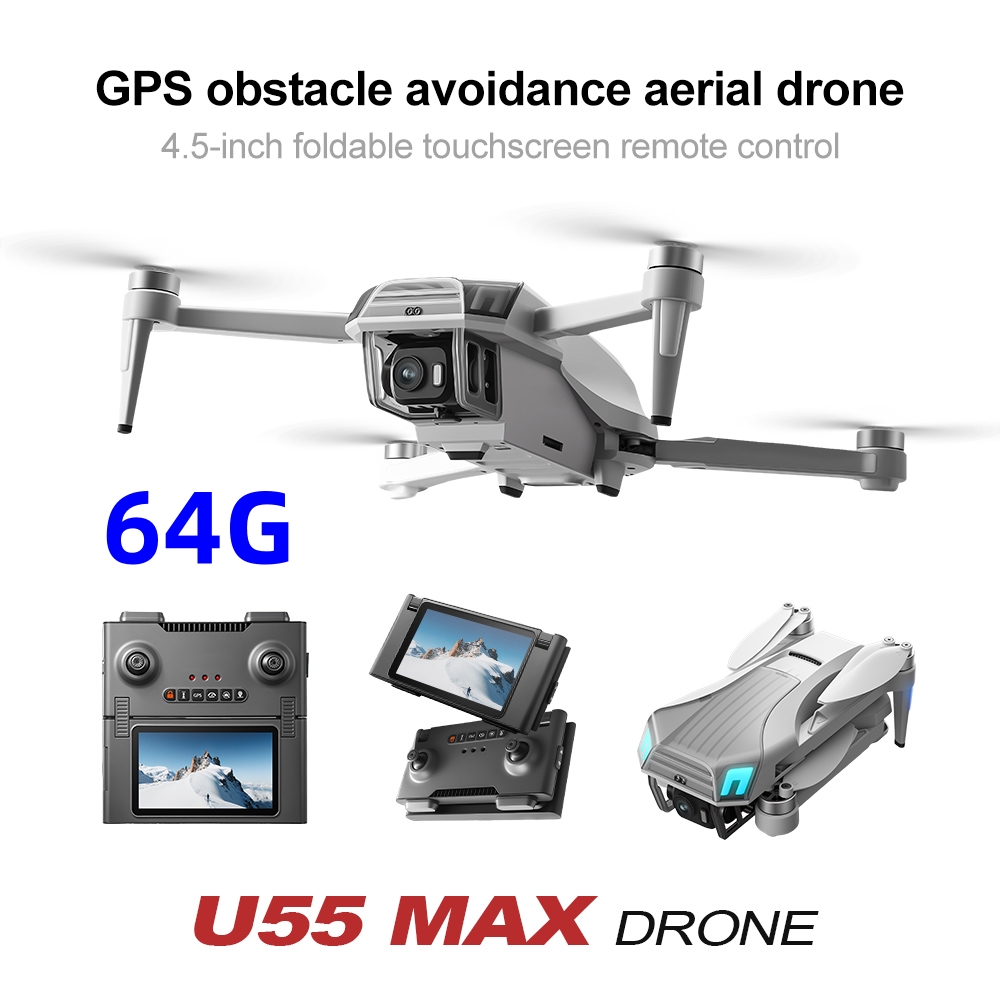 NCZOBOE U55  GPS Drone with Sc - огляд і ціна Drone Gimbal 2 Axis