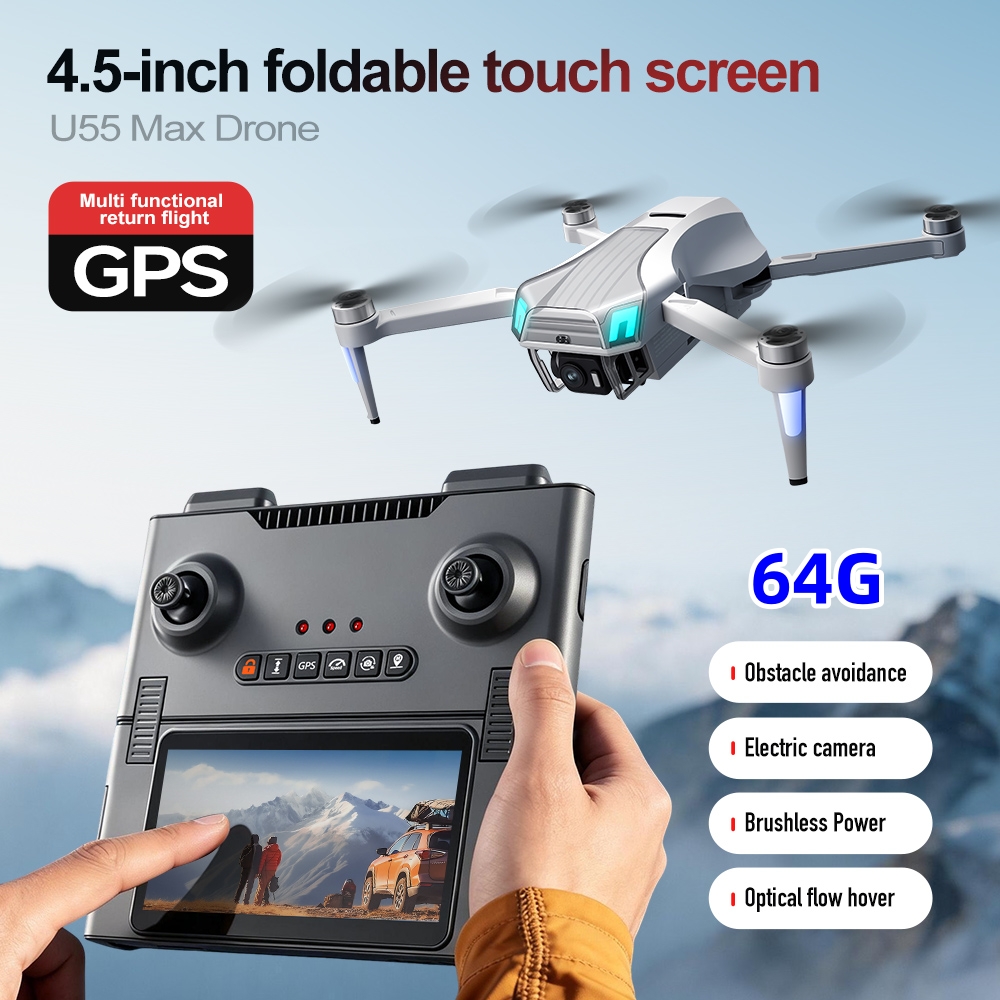 NCZOBOE U55 RC Drone HD Dual C - огляд і ціна Drone Gimbal 2 Axis
